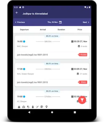 Jain Travels android App screenshot 9