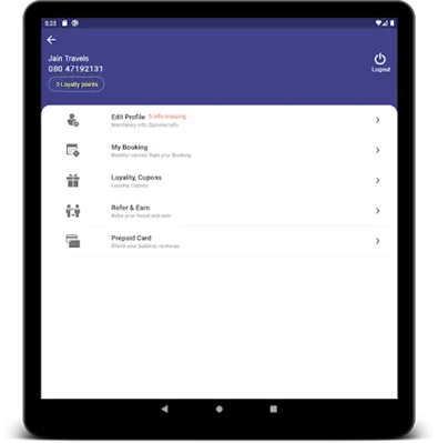 Jain Travels android App screenshot 6